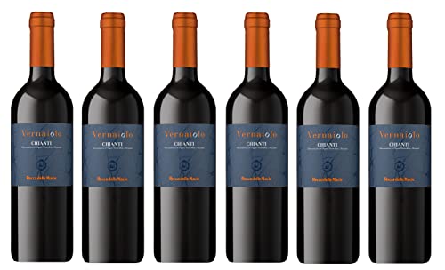 6x 0,75l - Rocca delle Macìe - Vernaiolo - Chianti D.O.C.G. - Toscana - Italien - Rotwein trocken von Rocca delle Macìe