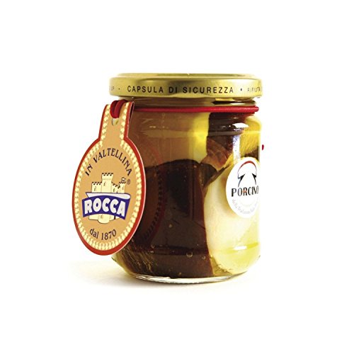Heimische Steinpilze geschnitten in Olivenöl 212 ml. - Rocca 1870 von Rocca
