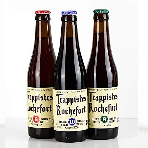Rochefort Trappistenbier - 3er Bier Set - aus Belgien - je 0,33l von.BierPost.com von Rochefort