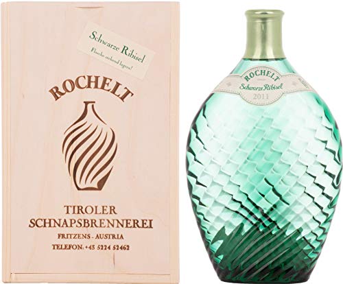 Rochelt Schwarze Ribisel 2010 52% Vol. 0,35 l in Holzkiste von Rochelt