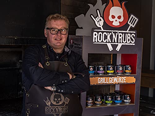 ROCK'N'RUBS Grillgewürz Rumshine Reggae - BBQ Rub zum Grillen mit aromatischer Kräutermischung & Rum - 90 g Dose von ROCK`N RUBS