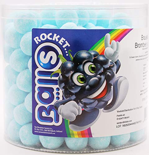 Rocket Balls Brausebälle Brombeer sauer, 3er Pack (3 x 1.5 kg) von Rocket Balls