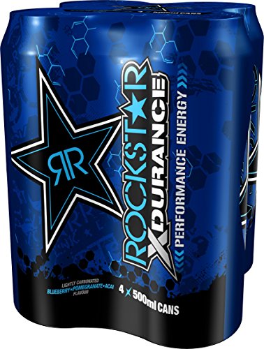 Rockstar Xdurance Blaubeere Granatapfel und Acai Dosen, 4 x 500 ml Rockstar Xdurance Blaubeere Granatapfel und Acai Dosen, 4 x 500 ml von Rockstar