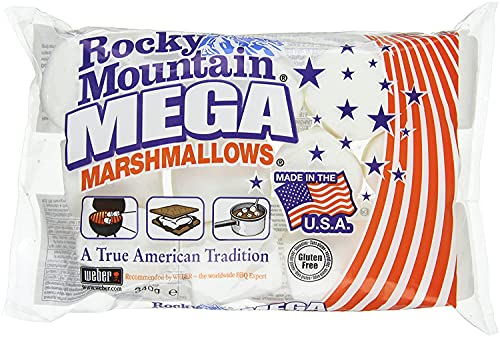 Rocky Mountain Marshmallows Rocky Mountain Mega Marshmallows 340 g, 2er Pack (2 x 340 g) von Rocky Mountain Marshmallows