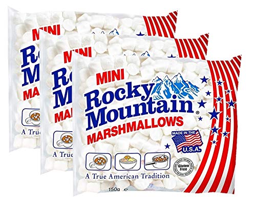 Rocky Mountain - Original Mini Marshmallows - 150g, 3er Pack, (3x150g) von Rocky Mountain