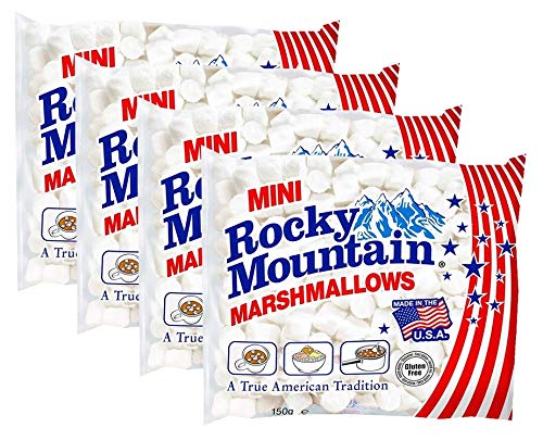 Rocky Mountain - Original Mini Marshmallows - 150g, 4er Pack, (4x150g) von Rocky Mountain