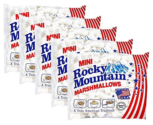 Rocky Mountain - Original Mini Marshmallows - 150g, 5er Pack, (5x150g) von Rocky Mountain