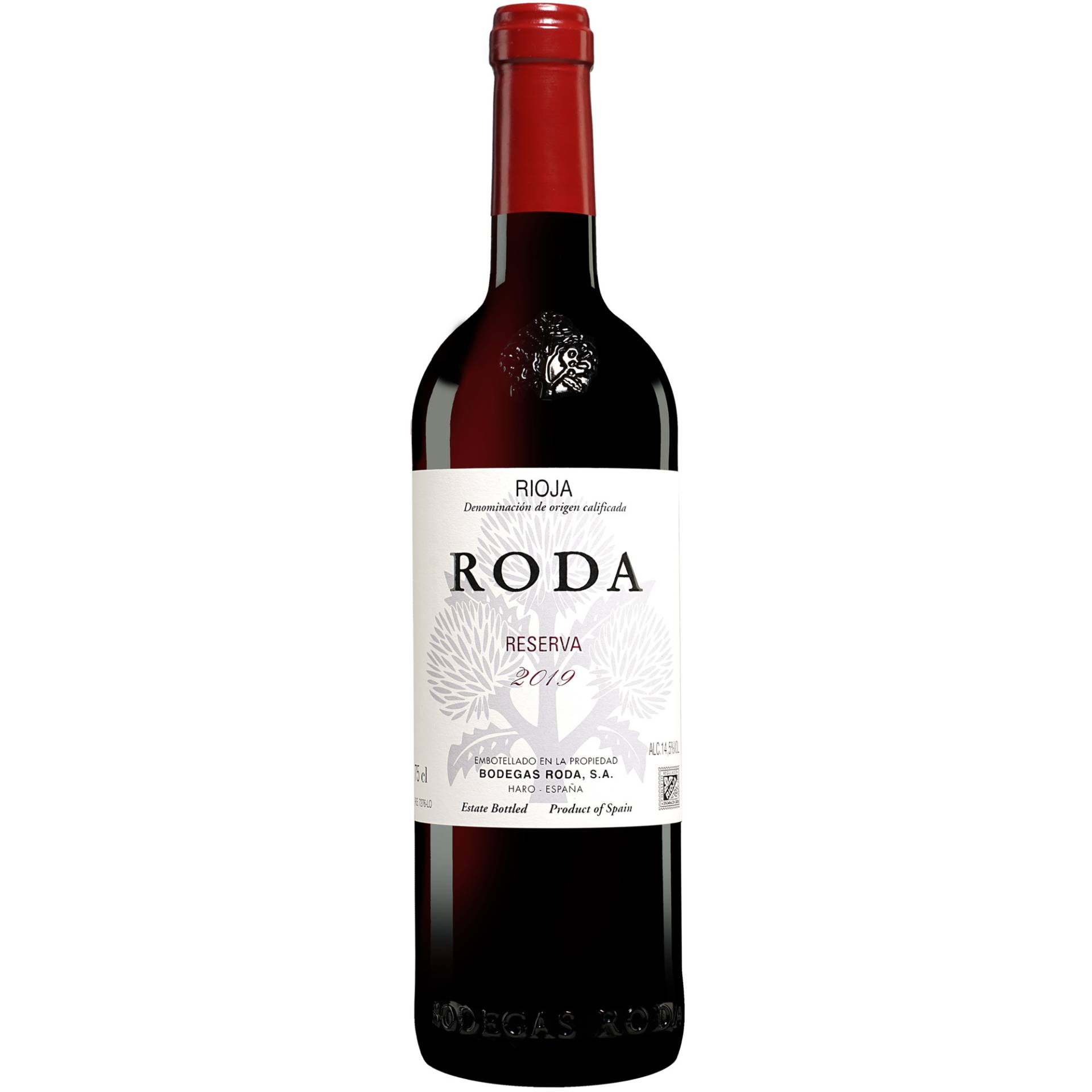 Roda Reserva 2019  0.75L 14.5% Vol. Rotwein Trocken aus Spanien von Roda