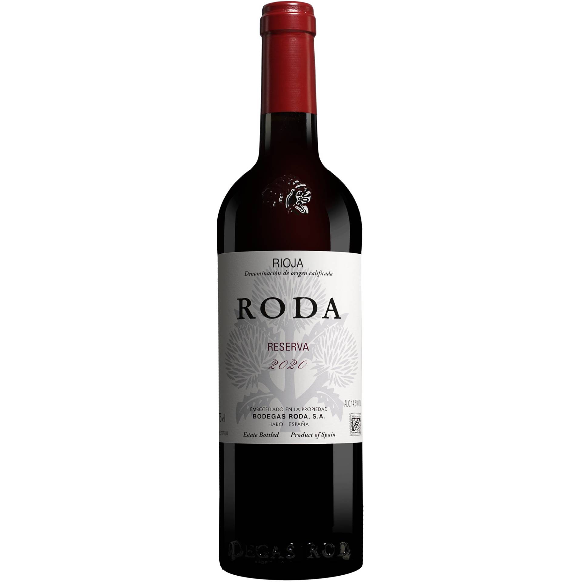 Roda Reserva 2020 0.75L 14.5% Vol. Rotwein Trocken aus Spanien Roda Reserva 2020 0.75L 14.5% Vol. Rotwein Trocken aus Spanien von Roda