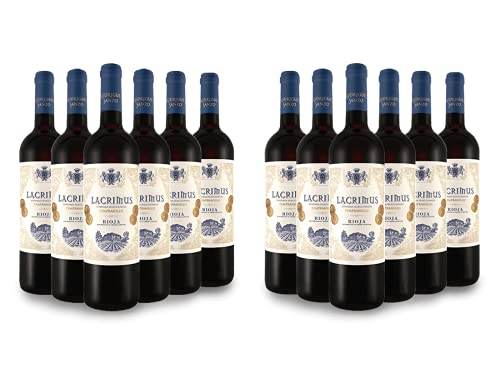 Vorteilspaket 12 für 6 Javier Rodriguez Rioja Lacrimus (12x 0,75l) Rotwein trocken von Rodriguez Sanzo