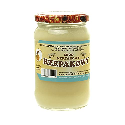 NEKTAR RAPS HONIG 500g Rodzinna Pasieka Sudnik von Rodzinna Pasieka Sudnik