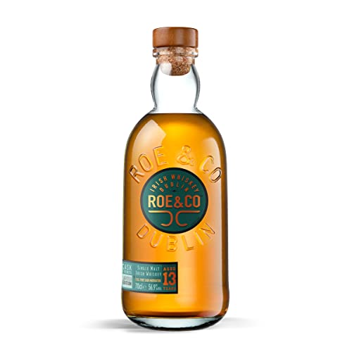 Roe & Co 13 Jahre Full Port Maturation | Single Malt Irish Whiskey | Cask Strength Edition | 56,9% vol | 700ml Einzelflasche | von Roe & Co