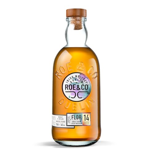 Roe & Co Flor 14 Jahre, Single Grain Irish Whiskey, 46 % vol, Einzelflasche, 700 ml Roe & Co Flor 14 Jahre, Single Grain Irish Whiskey, 46 % vol, Einzelflasche, 700 ml von Roe & Co