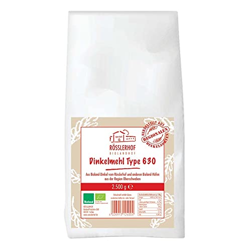 Rösslerhof Dinkelmehl Typ 630 BIOLAND, 2,5kg Rösslerhof Dinkelmehl Typ 630 BIOLAND, 2,5kg von Rösslerhof