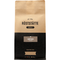 Röststätte Santiago Filter online kaufen | 60beans.com 1000g / Ganze Bohne von Röststätte