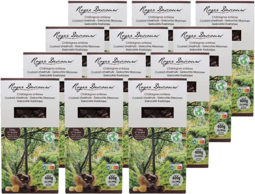 12er Pack Gekochte Maronen - Edelkastanien 12 X 400 Gramm, geschält 12er Pack Gekochte Maronen - Edelkastanien 12 X 400 Gramm, geschält von Roger Descours