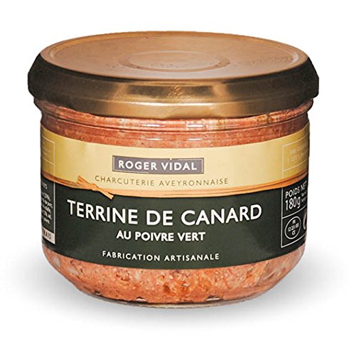 Roger Vidal - Pastete Ente mit grünem Pfeffer (Terrine de Canard au poivre vert) 180 g von Roger Vidal