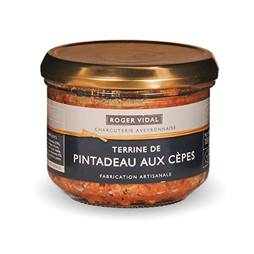 Roger Vidal - Pastete Perlhuhn mit Steinpilzen (Terrine de Pintadeau aux Cèpes) 180 g von Roger Vidal