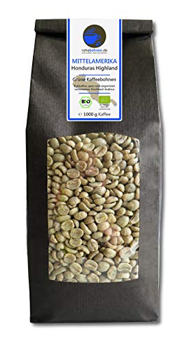 Bio Rohkaffee - Grüner Hochland Kaffee Honduras Highland (grüne Kaffeebohnen 1000g) von Rohebohnen
