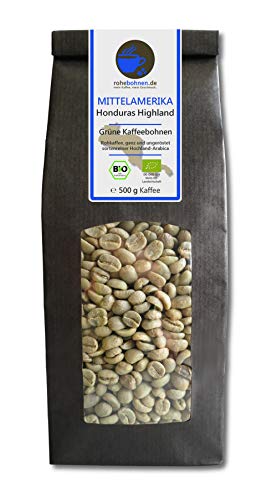 Bio Rohkaffee - Grüner Hochland Kaffee Honduras Highland (grüne Kaffeebohnen 500g) von Rohebohnen