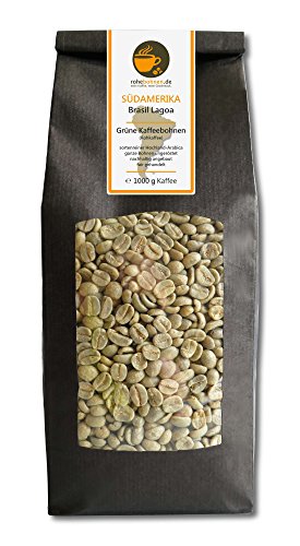 Rohkaffee - Grüner Hochland Kaffee Brasil Lagoa (grüne Kaffeebohnen 1000g) von Rohebohnen