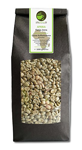 Rohkaffee - Grüner Hochland Kaffee Kenia Josra (grüne Kaffeebohnen 1000g) von Rohebohnen