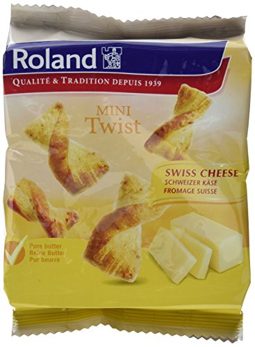 Roland Mini Twist Schweizer Käse 75 g, 10er Pack (10 x 75 g) von Roland
