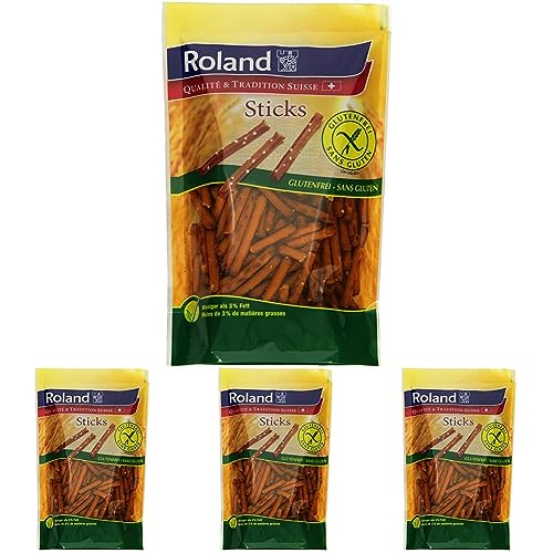 Roland Sticks glutenfrei 100g (Packung mit 4) von Roland