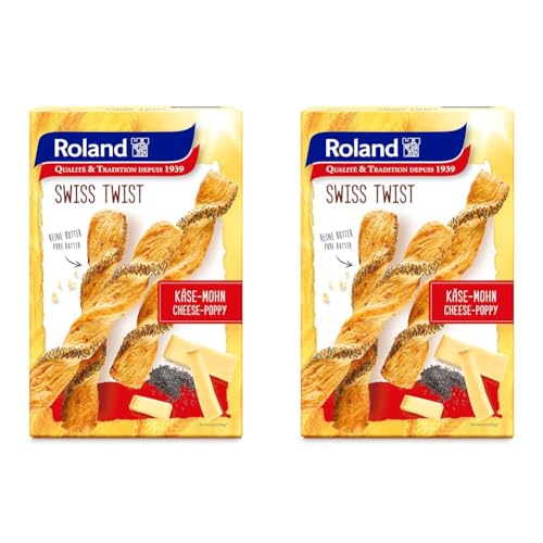 Roland Swiss Apero Käse-Mohn (1 x 100 g) | 100 g (2er Pack) von Roland