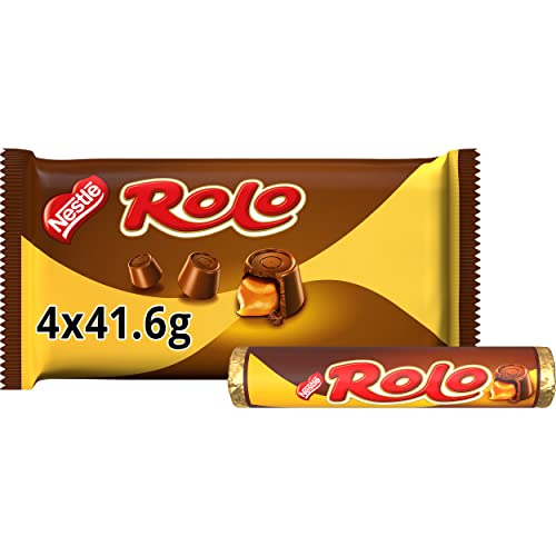 Nestlé Rolo Praline mit Toffee, (4 x 41,6 g) von Rolo