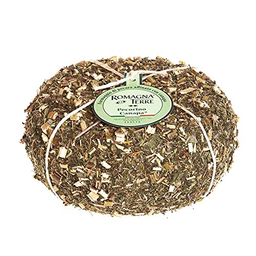 Pecorino Canapa Schafmilchkäse mit Hanf 60 Tage gereift Mehrfach ausgezeichnet und Gewinner bester Käse Italiens Ca. 450gr Pecorino Canapa Schafmilchkäse mit Hanf 60 Tage gereift Mehrfach ausgezeichnet und Gewinner bester Käse Italiens Ca. 450gr von Romagna Terre