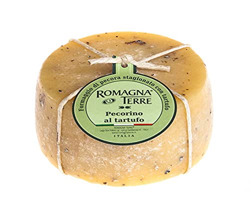 Pecorino al tartufo Schafmilchkäse mit Trüffel Laib Ca.450gr Pecorino al tartufo Schafmilchkäse mit Trüffel Laib Ca.450gr von Romagna Terre
