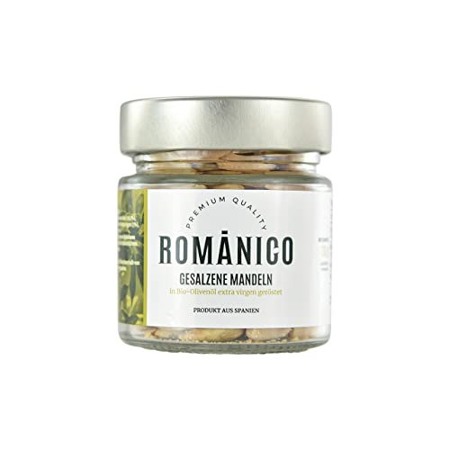 Románico Salzmandeln in Olivenöl geröstet 130 g von Románico