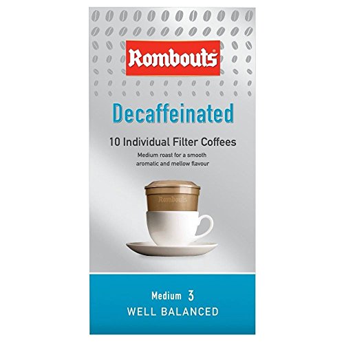 Rombouts Decaffeinated Individuelle Filter Coffees (10) - Packung mit 2 von Rombouts