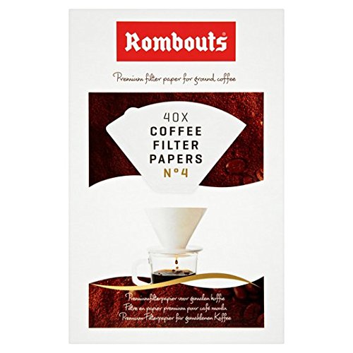 Rombouts Kaffeefilterpapiere N4 40 pro Packung von Rombouts