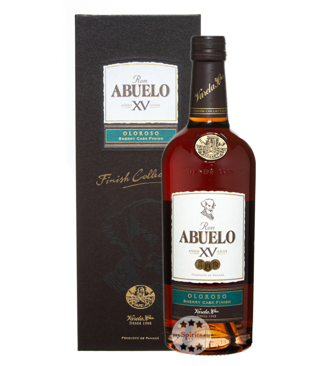 Ron Abuelo XV Años Oloroso Rum (40 % Vol., 0,7 Liter) von Ron Abuelo