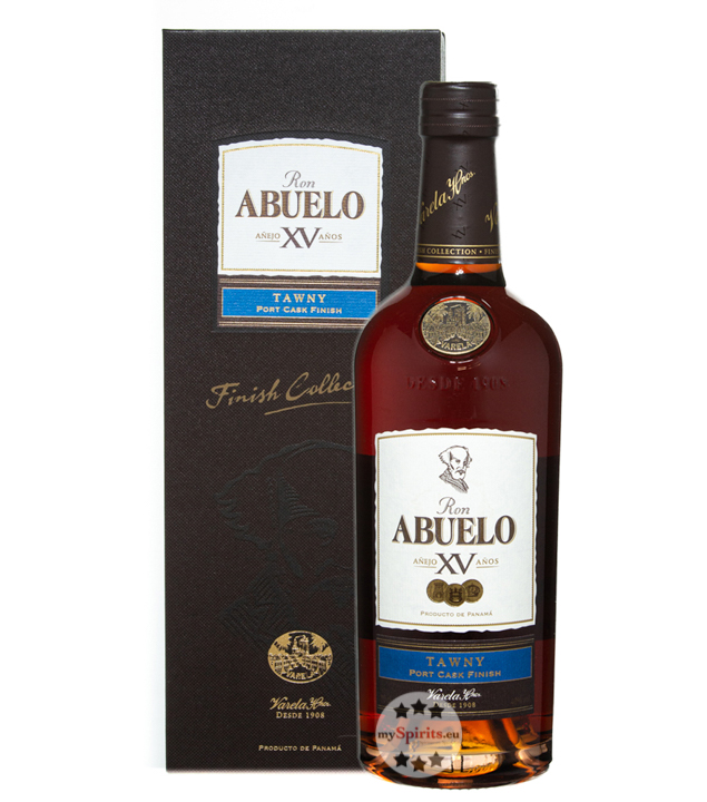 Ron Abuelo XV Años Tawny Rum (40 % Vol., 0,7 Liter) von Ron Abuelo