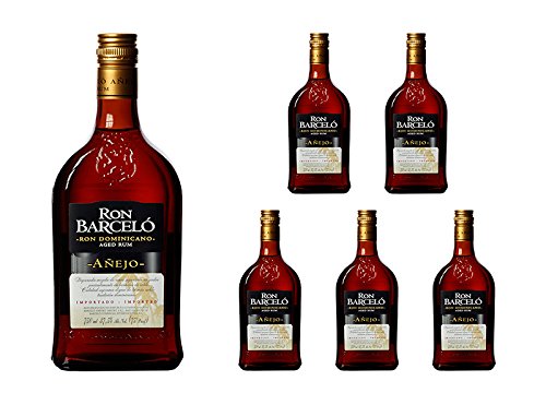 Ron Barcelo Anejo Rum aus der dominikanischen Republik Spar-Set (6 x 0,7 Liter) von Ron Barceló