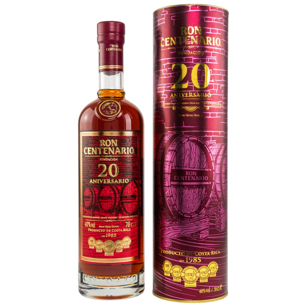 Ron Centenario 20 Fundacion 40% vol. 0,7l Ron Centenario 20 Fundacion 40% vol. 0,7l von Ron Centenario