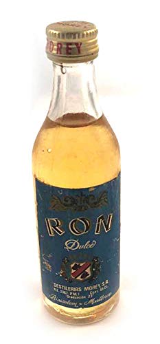 Ron Dulce Rum [MINIATURE - 5cls] in einer Geschenkbox, da zu 3 Weinaccessoires, 1 x 50ml von Ron Dulce Rum