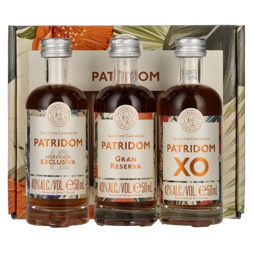 Patridom Taste the Caribbean Set 40,7% Vol. 3x0,05l Patridom Taste the Caribbean Set 40,7% Vol. 3x0,05l von Ron Esclavo