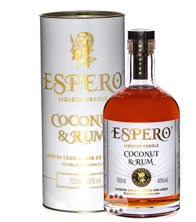 Espero Coconut & Rum Likör (40 % Vol., 0,7 Liter) von Ron Espero