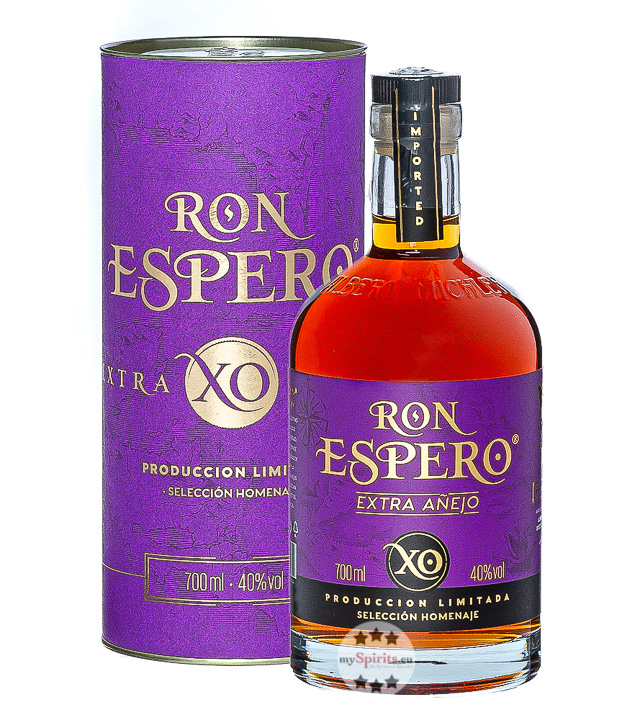 Ron Espero Extra Anejo XO Rum (40 % Vol., 0,7 Liter) von Ron Espero