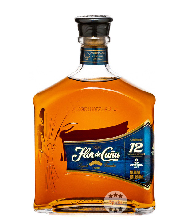 Flor de Cana 12 Años Centenario Rum (40 % Vol., 0,7 Liter) von Ron Flor de Caña