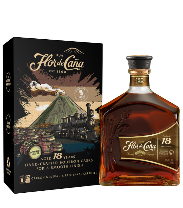 Flor de Cana 18 Jahre Rum (40 % vol., 0,7 Liter) von Ron Flor de Caña