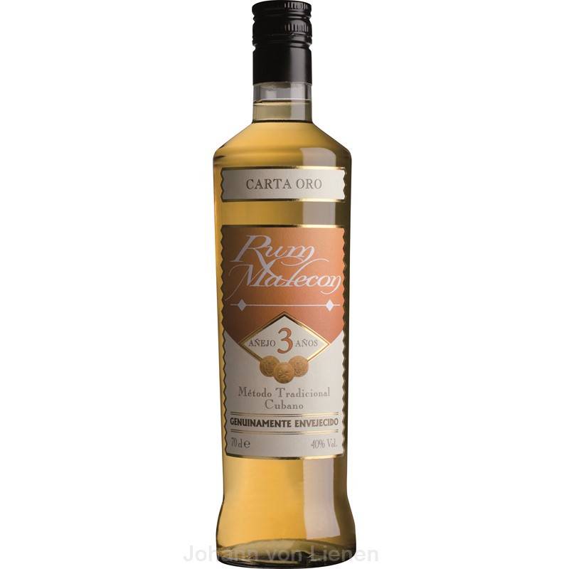 Malecon Rum 3 Jahre 0,7 L 40%vol von Ron Malecon