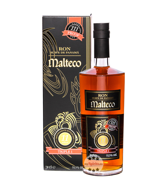 Ron Malteco 11 Años Triple 1 Rum (55,5 % Vol., 0,7 Liter) von Ron Malteco