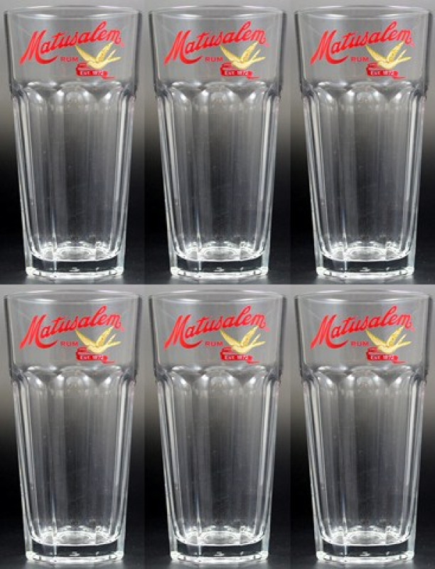 6 Ron Matusalem Longdrinkgläser 36,5 cl 6 Ron Matusalem Longdrinkgläser 36,5 cl von Ron Matusalem