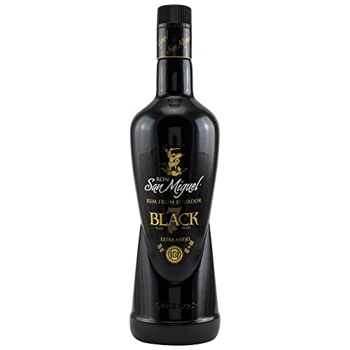 Ron San Miguel Black 7 Years I Extra Añejo I Vollmundiger Rum für Liebhaber von Ron San Miguel