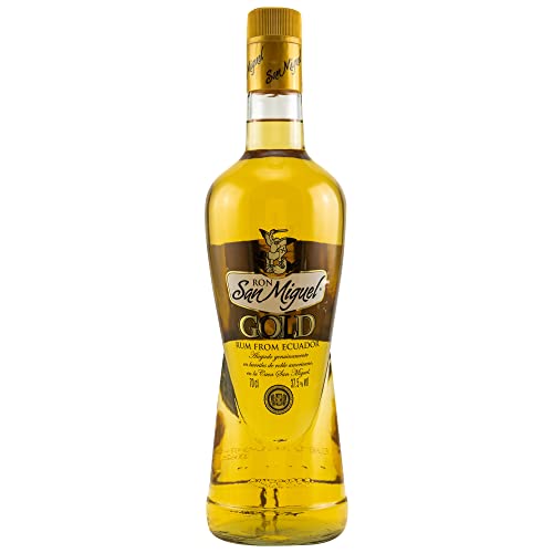 Ron San Miguel Gold I Authentische Aromen aus Ecuador I Fassgelagerter Rum I 37,5% Vol. I 700 ml Ron San Miguel Gold I Authentische Aromen aus Ecuador I Fassgelagerter Rum I 37,5% Vol. I 700 ml von Ron San Miguel